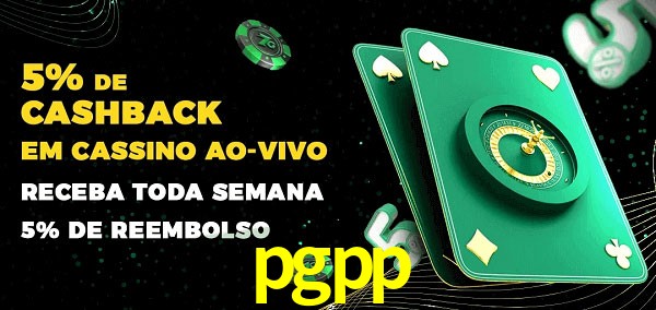 Promoções do cassino ao Vivo pgpp